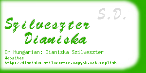 szilveszter dianiska business card